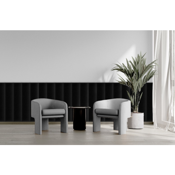 Polsterpaneel Magic Velvet Schwarz